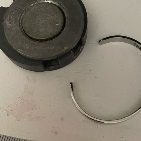 8” Sterling silver engraved and engravable cuff bracelet - Picture 11 of 14